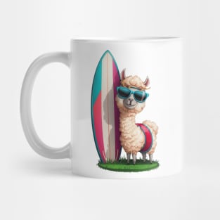 SURFER ALPACA Mug